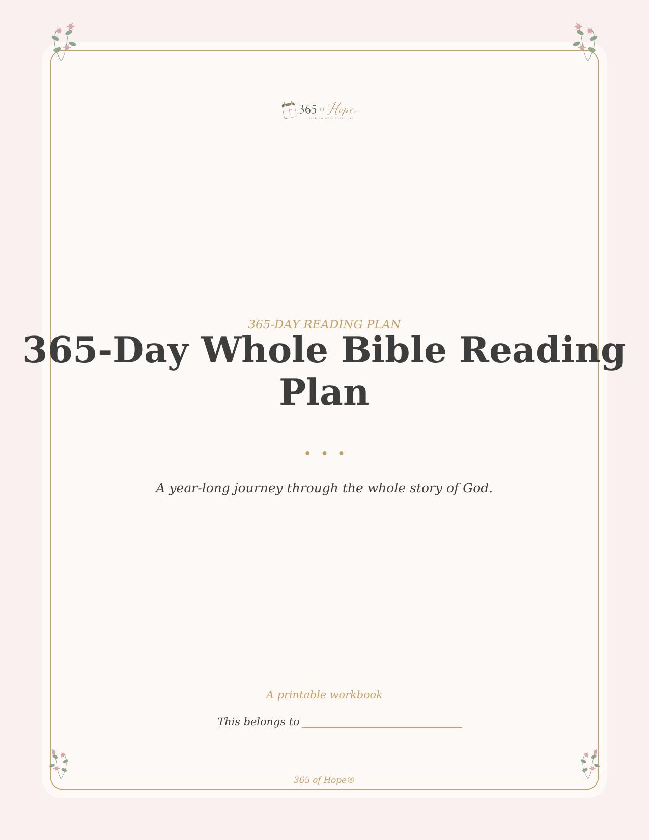 Hope Through Scripture