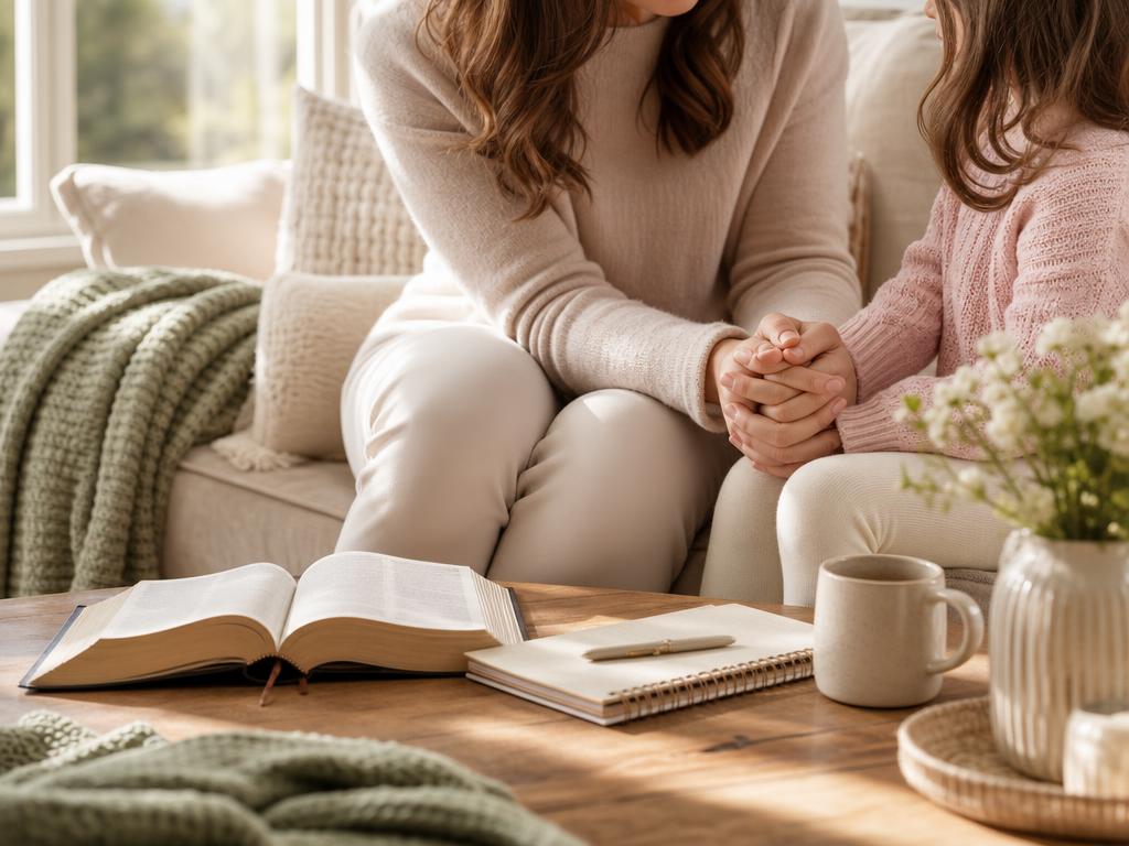 A peaceful scene for Praying For Your Family Workbook